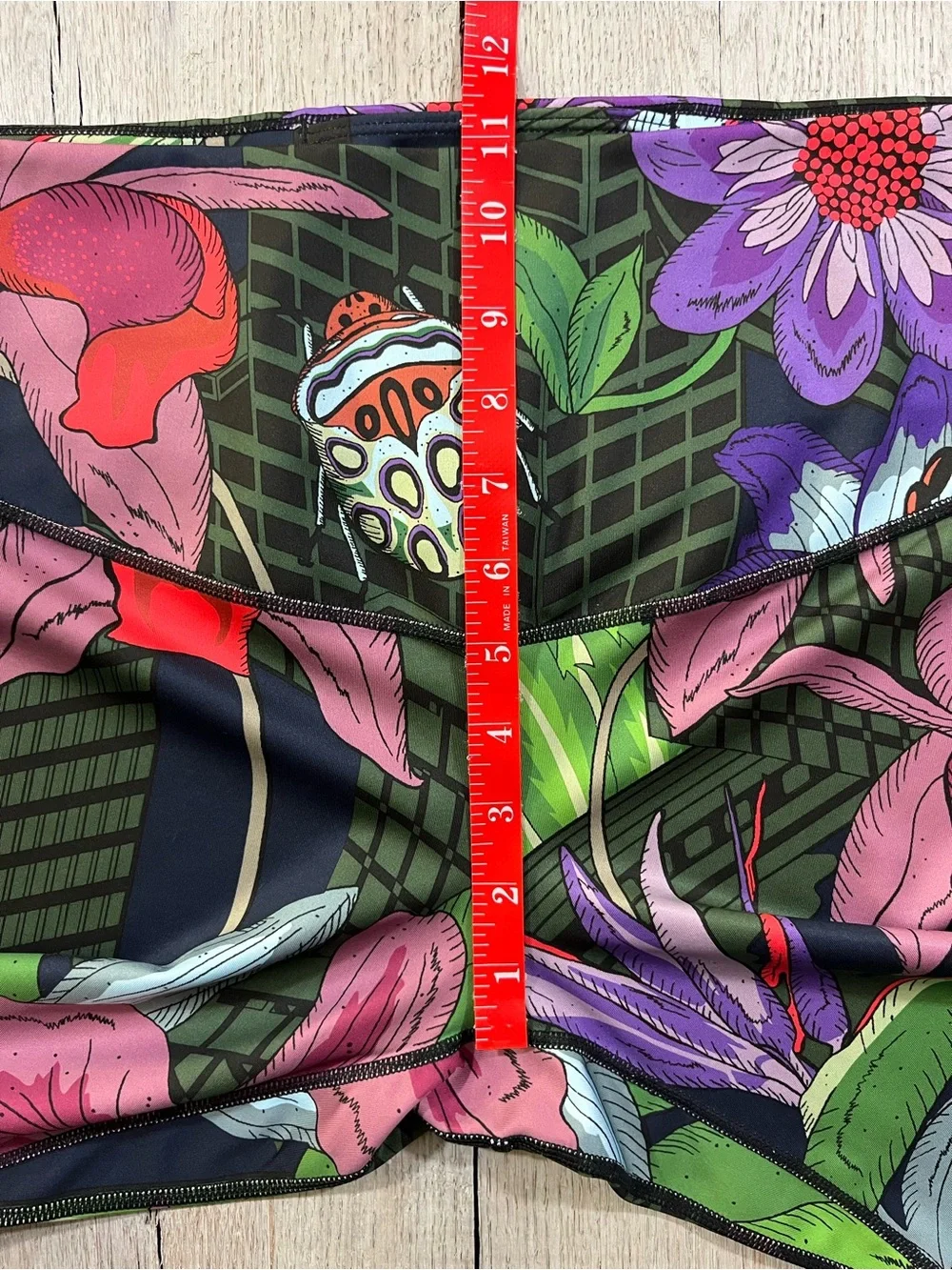 Nike One Icon Clash Floral Print Leggings Size 1X Yoga Running Cycling Gym - Picture 8 of 10